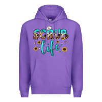 Purple scrub life Premium Hoodie - JahusDesignShop