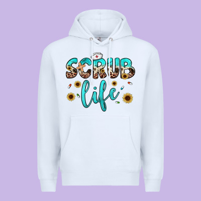 Scrub Life Premium Hoodie Designed By Jahusdesignshop