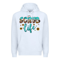 White scrub life Premium Hoodie - JahusDesignShop