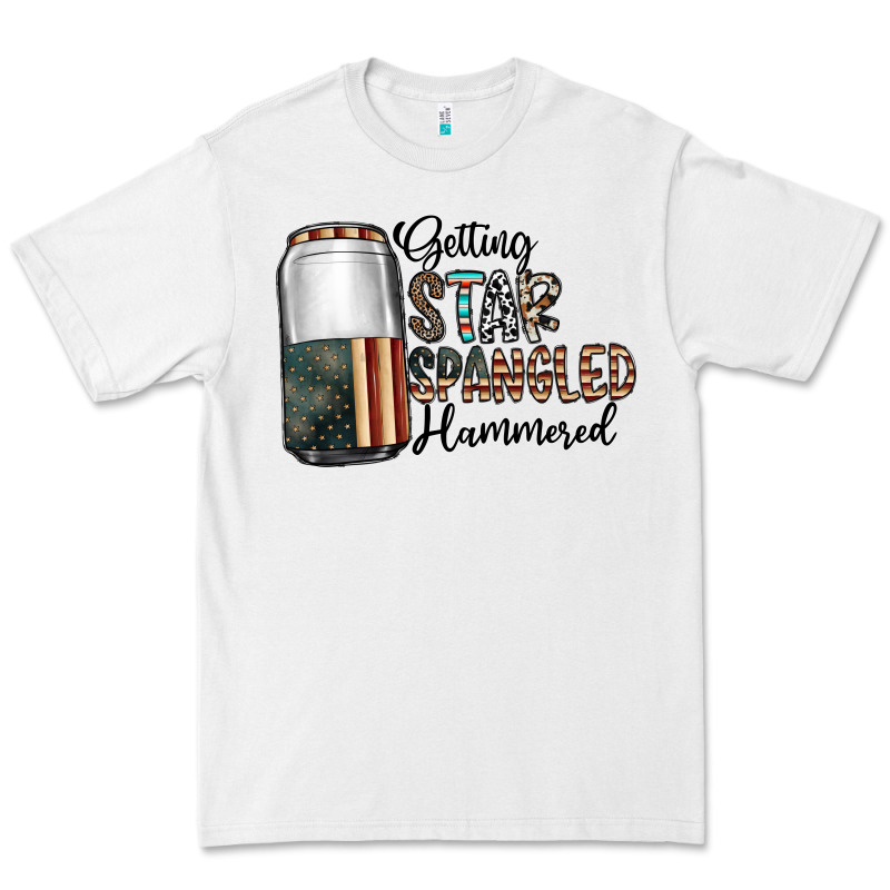 Getting Star Spangled Hammered Premium Tee by CowhideDigitalArt | Teevron