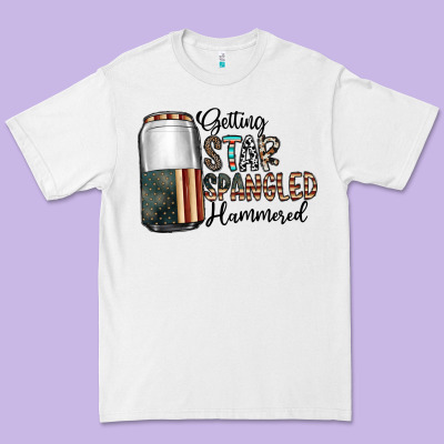 Getting Star Spangled Hammered Premium Tee Designed By Cowhidedigitalart