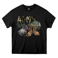 Black army wife Heavy Core Tee - SublimationCraftShop