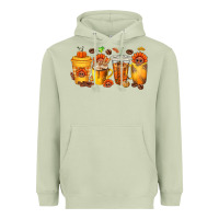 Matcha Thanksgiving Coffee Cups Heavyweight Hoodie - texasbilliewilder