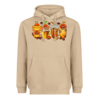 Mushroom Thanksgiving Coffee Cups Heavyweight Hoodie - texasbilliewilder