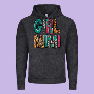 Girl Mimi Vintage Hoodie Designed By Nancycooperartshop
