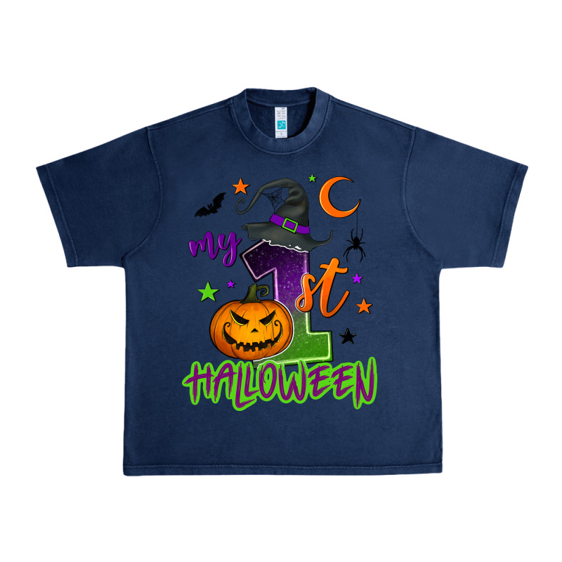 My First Halloween Urban Heavy Tee by NancyCooperArtShop | Teevron