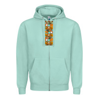Seafoam fall gnomes pen wrap Zipper Hoodie - Artiststas