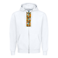 White fall gnomes pen wrap Zipper Hoodie - Artiststas