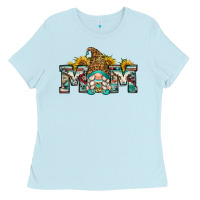 Baby Blue mom gnome Ladies Tee - Zillion Design Studio