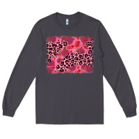 Smoke valentine's day roses leopard background Long Sleeve Tee - JahusDesignShop