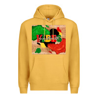 Mustard juneteenth vibes Premium Hoodie - TumblerDesignByShophia