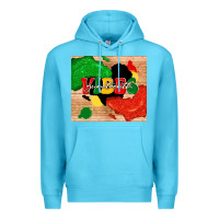Ocean Blue juneteenth vibes Premium Hoodie - TumblerDesignByShophia
