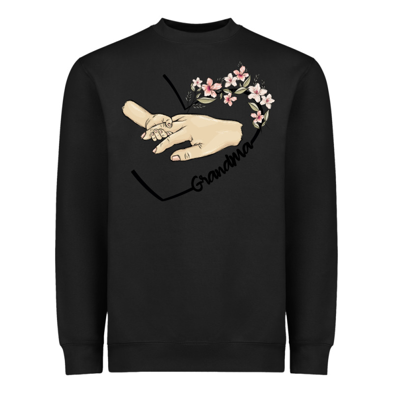 Personalized Grandma Heavyweight Sweatshirt by MaliasSmallBusiness | Teevron