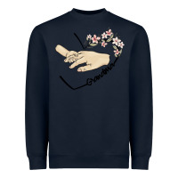 Navy personalized grandma Heavyweight Sweatshirt - MaliasSmallBusiness