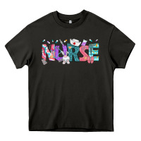 Asphalt Easter Nurse Easter Day Heavy Core Tee - Neo Western