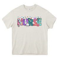 Cream Easter Nurse Easter Day Heavy Core Tee - Neo Western