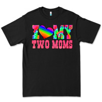 Black i love my two moms Premium Tee - HRA Design Shop