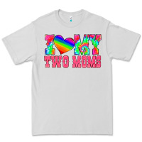 Dove Grey i love my two moms Premium Tee - HRA Design Shop