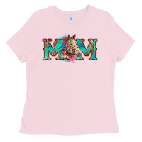 Bubblegum Pink mom horse Ladies Tee - Zillion Design Studio