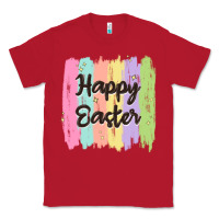 Red happy easter Classic Tee - MaliasSmallBusiness