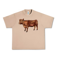 Burro red angus cow Urban Heavy Tee - LillyAllenDesigns
