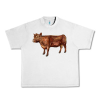 Lunar Rock red angus cow Urban Heavy Tee - LillyAllenDesigns