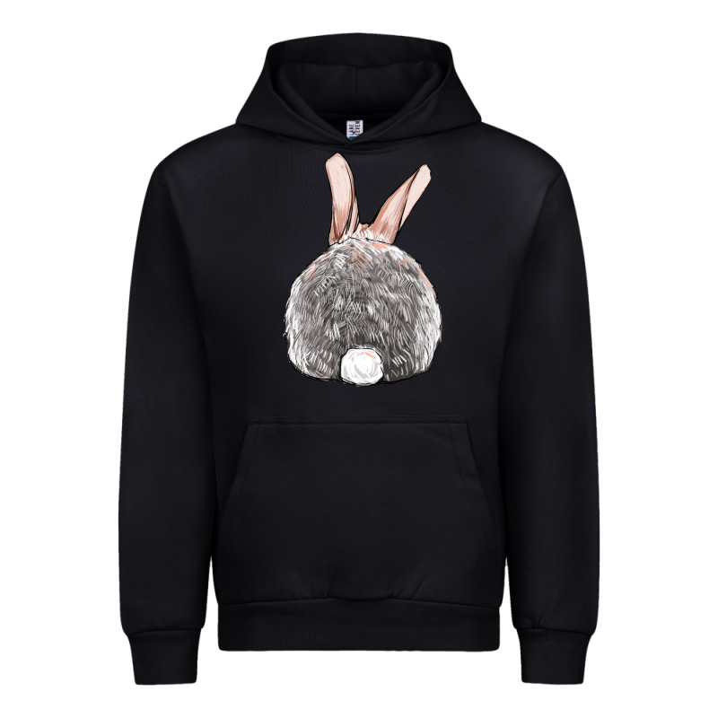 Easter Bunny Back View Urban Hoodie by OliviaCreatesArt | Teevron