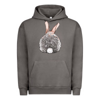 Pigment Tornado Easter bunny back view Urban Hoodie - OliviaCreatesArt