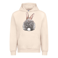 Sandshell Easter bunny back view Urban Hoodie - OliviaCreatesArt