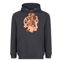 Smoke Cancer diva peach ribbon Heavyweight Hoodie - NancyCooperArtShop
