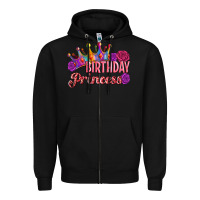 Black birthday princess Zipper Hoodie - Artiststas