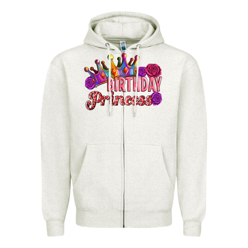 Birthday Princess Zipper Hoodie by Artiststas | Teevron