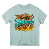 Arona she's a sunflower beautiful fierce free Heavy Core Tee - HRA Design Shop