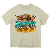 Mossy she's a sunflower beautiful fierce free Heavy Core Tee - HRA Design Shop