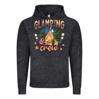 Vintage Black glamping crew Vintage Hoodie - NancyCooperArtShop