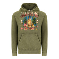 Vintage Olive glamping crew Vintage Hoodie - NancyCooperArtShop