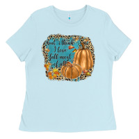Baby Blue but i think i love fall most of all Ladies Tee - JahusDesignShop