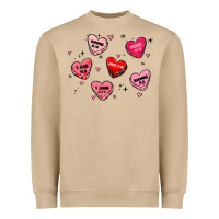 Mushroom howdy valentine Heavyweight Sweatshirt - MaliasSmallBusiness