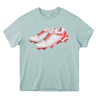 Arona red cleats fa element Heavy Core Tee - FaDigitalArtStudio
