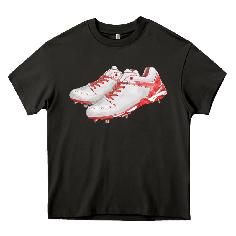 Red Cleats Fa Element Heavy Core Tee by FaDigitalArtStudio | Teevron