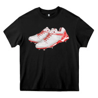 Black red cleats fa element Heavy Core Tee - FaDigitalArtStudio