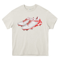 Cream red cleats fa element Heavy Core Tee - FaDigitalArtStudio