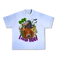 Grape Ice Moo i mean boo Cow Urban Heavy Tee - NancyCooperArtShop