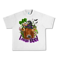 Lunar Rock Moo i mean boo Cow Urban Heavy Tee - NancyCooperArtShop