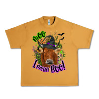 Peanut Butter Moo i mean boo Cow Urban Heavy Tee - NancyCooperArtShop