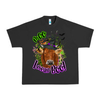 Pigment Black Moo i mean boo Cow Urban Heavy Tee - NancyCooperArtShop