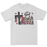 Dove Grey god bless america Premium Tee - CowhideDigitalArt