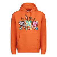 Carrot Happy Easter Day teeth Premium Hoodie - HowdyJamesFarm