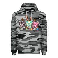 Slate Camo Happy Easter Day teeth Premium Hoodie - HowdyJamesFarm