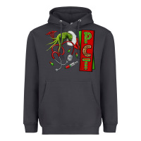 Smoke Christmas Character Nurse Heavyweight Hoodie - NancyCooperArtShop